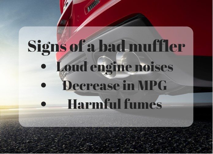  Signs of a bad muffler